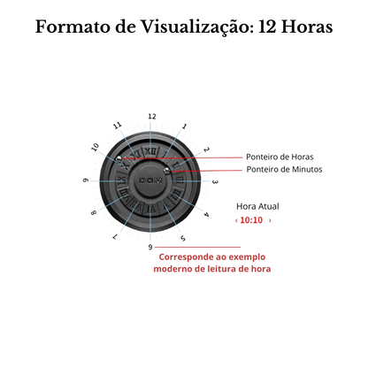 Relógio Masculino de Esfera Magnética - Garabella