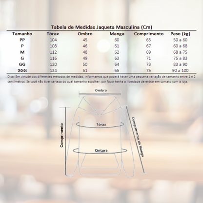 Jaqueta Masculina e Feminina