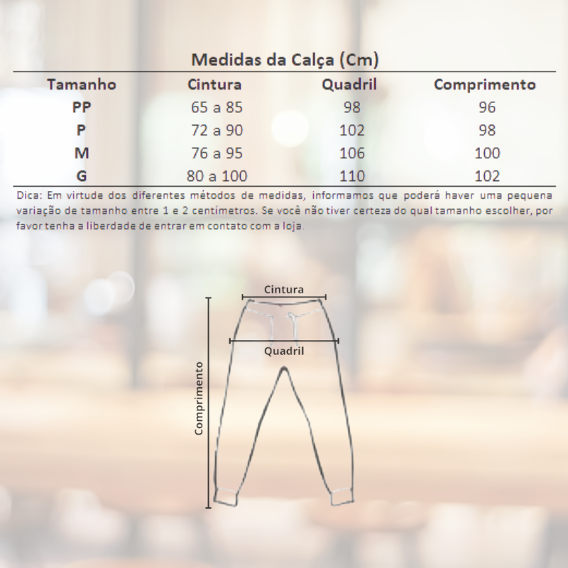 Calça Academia Masculina Lápis  - Garabella