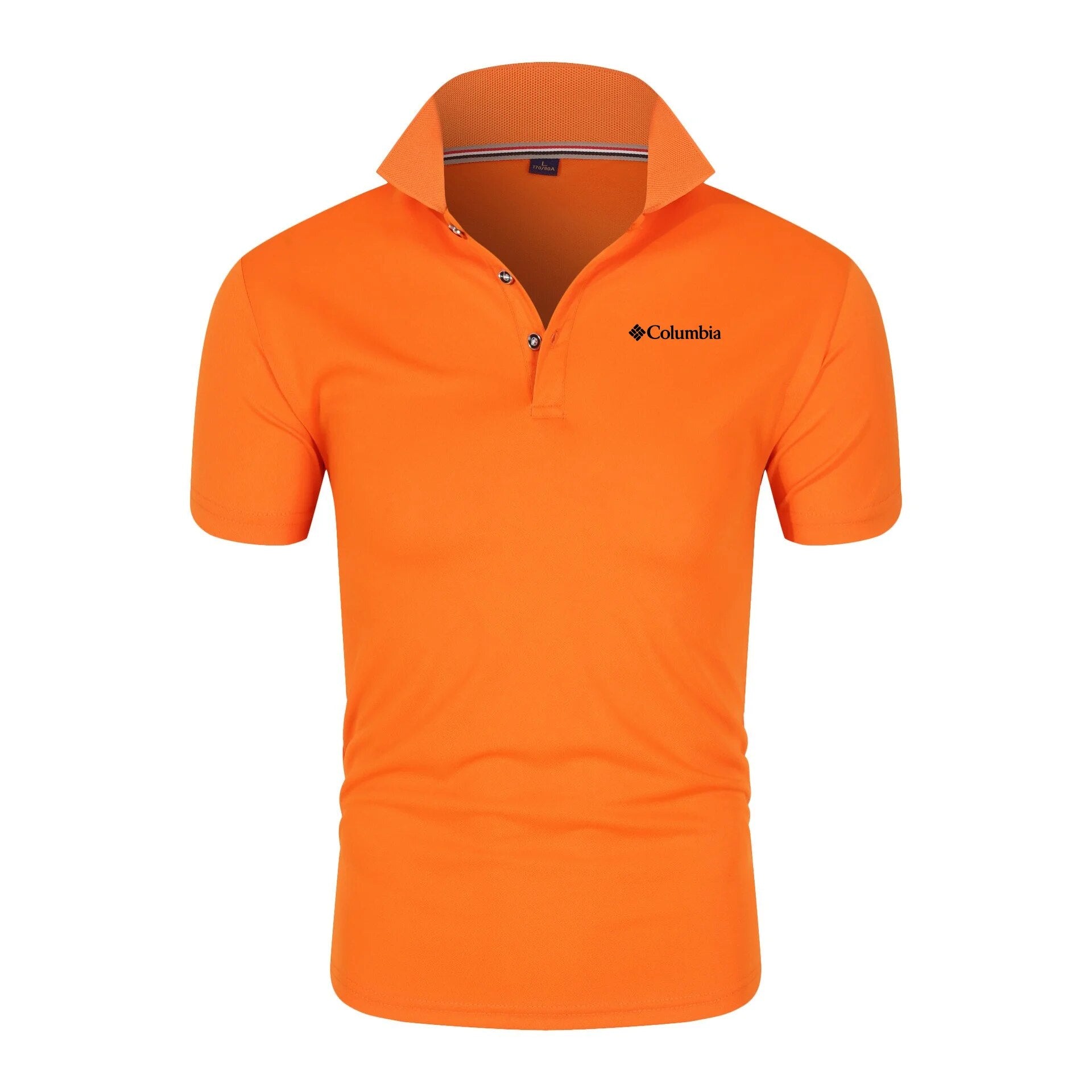 Camisa Polo Masculina Laranja  - Garabella