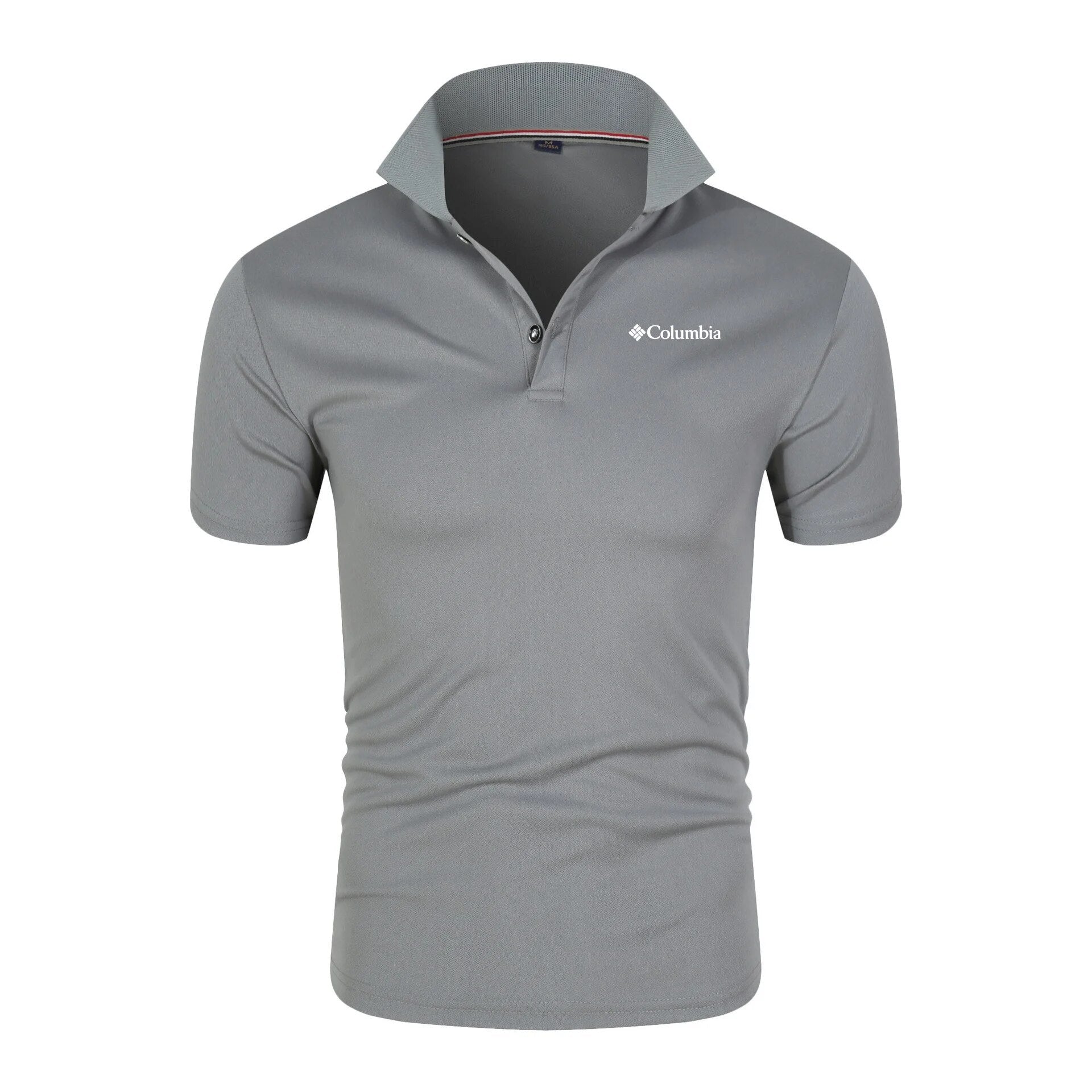 Camisa Polo Masculina Cinza  - Garabella