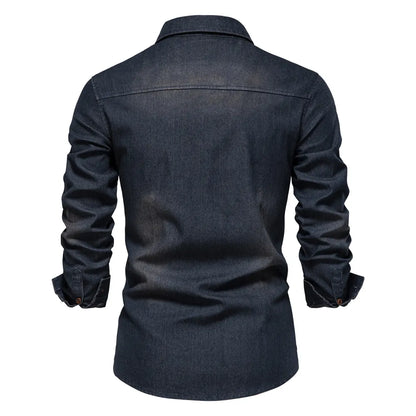 Camisa Jeans Masculina - Garabella