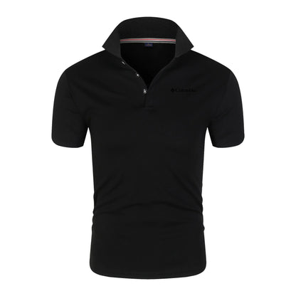 Camisa Polo Masculina Preta  - Garabella