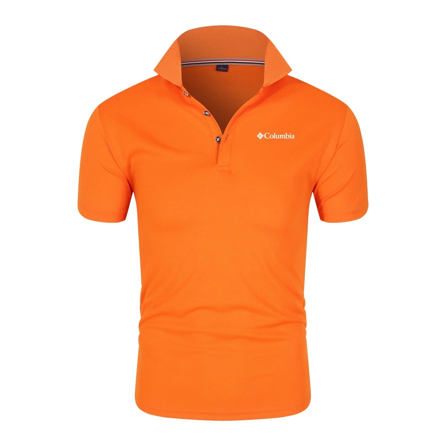 Camisa Polo Masculina Laranja  - Garabella