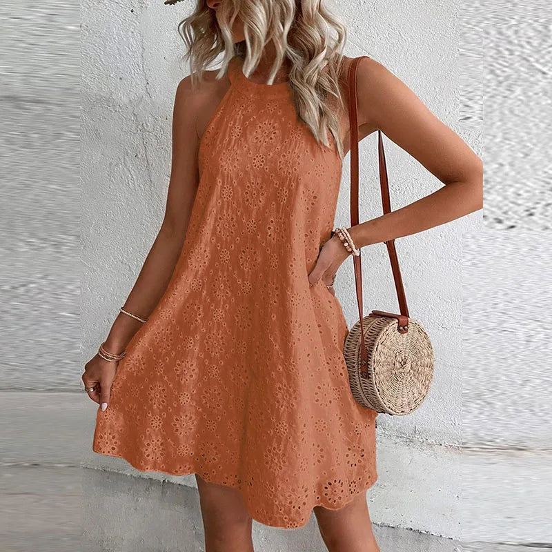 Vestido Midi Moda Praia - Garabella