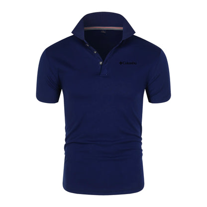 Camisa Polo Masculina Azul  - Garabella