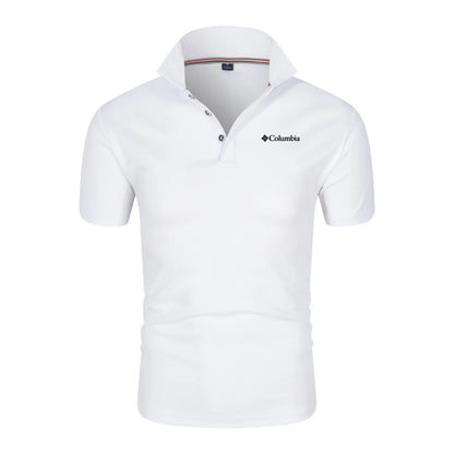 Camisa Polo Masculina Branca  - Garabella