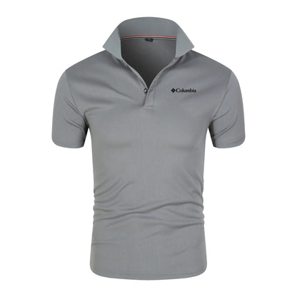 Camisa Polo Masculina Cinza  - Garabella