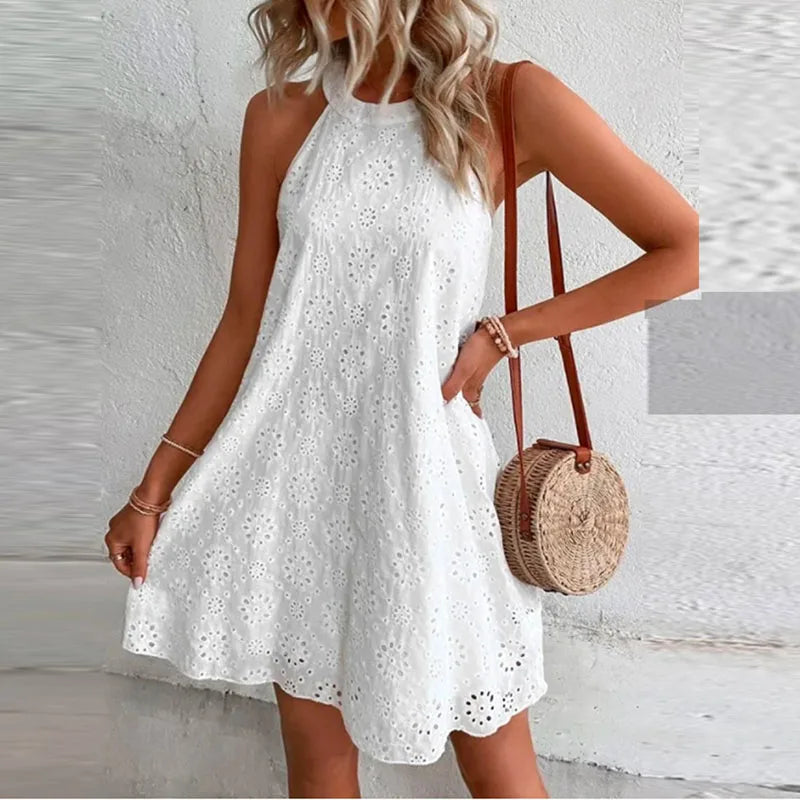 Vestido Midi Moda Praia - Garabella