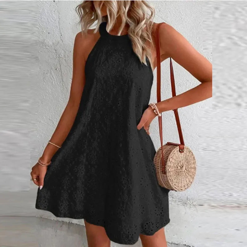 Vestido Midi Moda Praia - Garabella