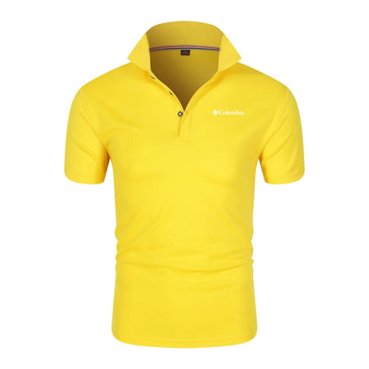 Camisa Polo Masculina Amarela - Garabella