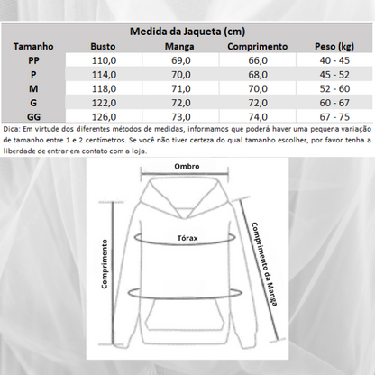 Jaqueta Moletom Feminina   - Garabella