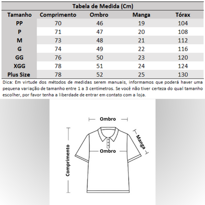 Camiseta Polo Masculina US - Garabella