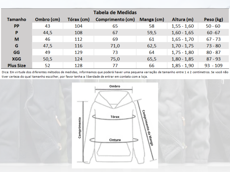 Casaco Masculino de MicroFleece - Garabella