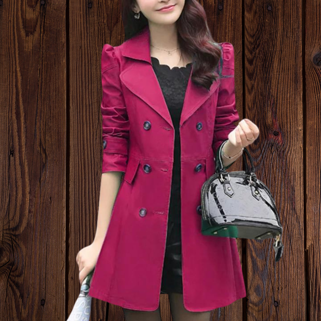 Casaco Feminino Curto Trench Coat  - Garabella