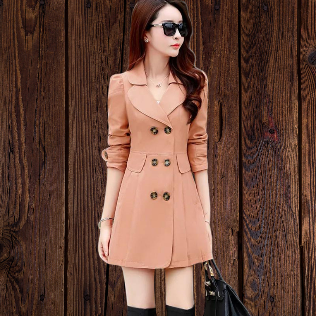 Casaco Feminino Curto Trench Coat  - Garabella